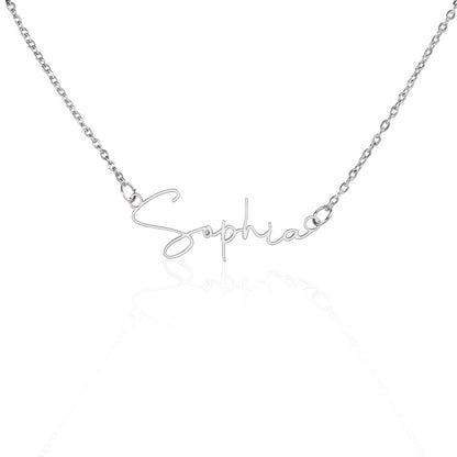 Personalized Signature Necklace