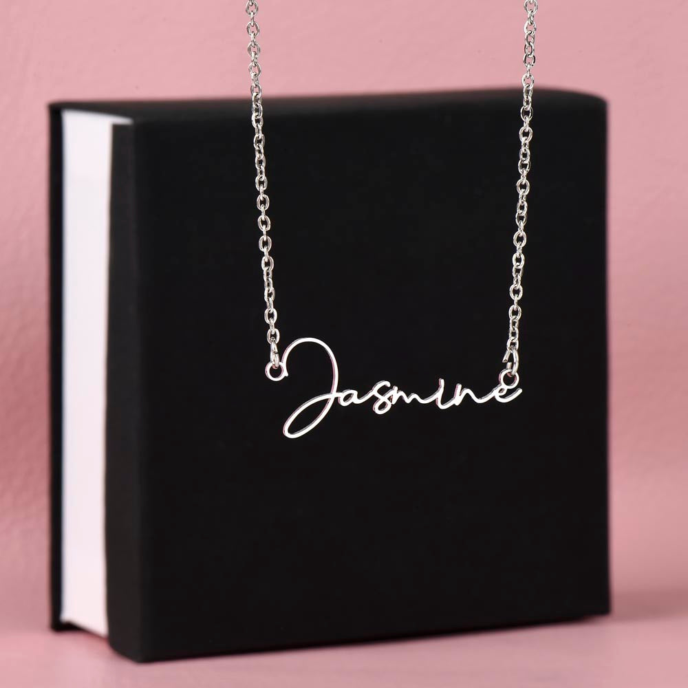 Personalized Signature Necklace