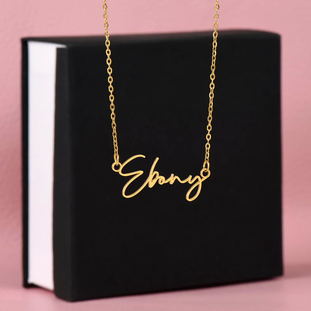 Personalized Signature Necklace