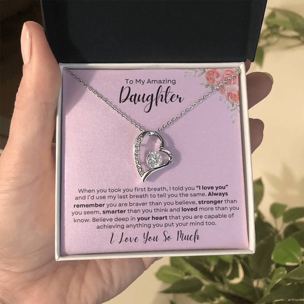 To My Daughter Necklace