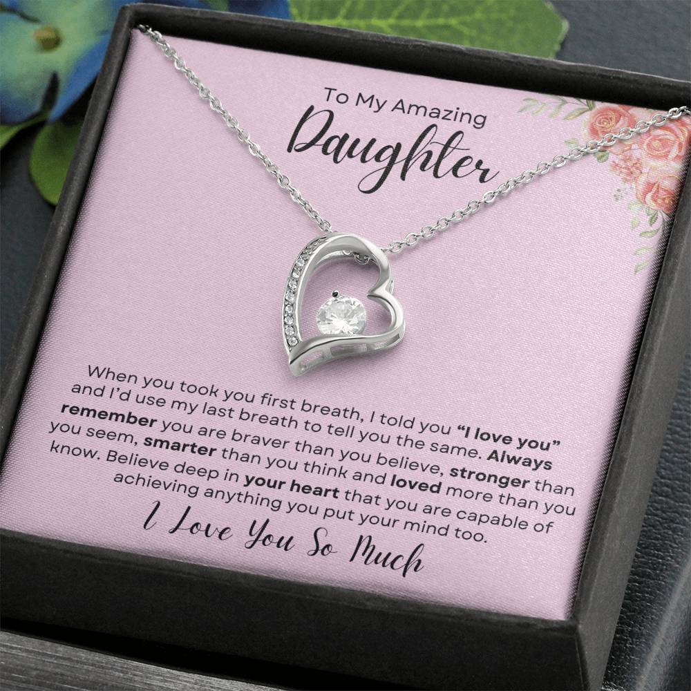 To My Daughter Necklace